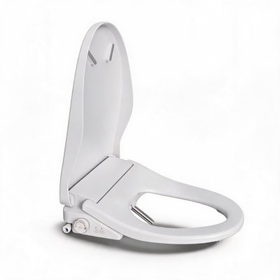 Siège de toilette Smart Bidet avec poignée latérale, siège chauffant, température et pression d'eau réglables et buse autonettoyante