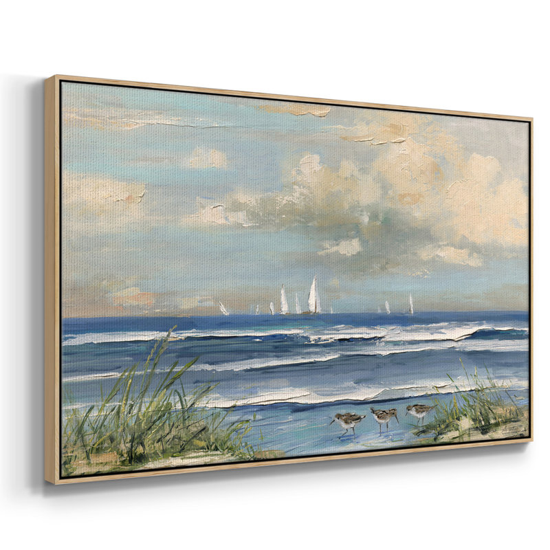 Ocean Regatta, H 27 po x l 41 po x P 2 po, Bois naturel