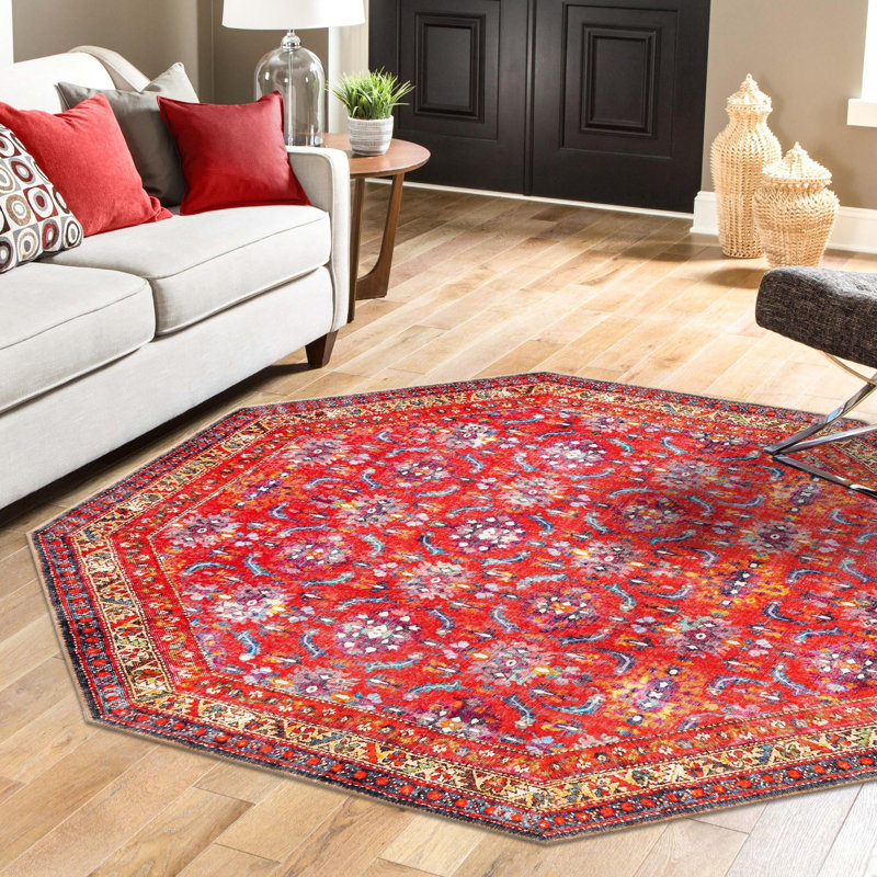 Oppie Oriental Indoor Rug, Octagon 7'6"
