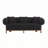 82.25"Wide Round Arm Curved Sofa with Rubberwood Legs-1835107499
