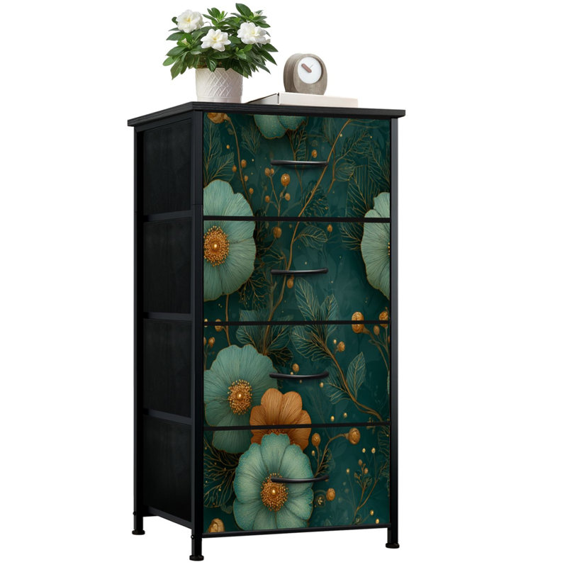 Commode de rangement verticale 4 tiroirs