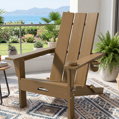 Outdoor Folding Adirondack Chair 
