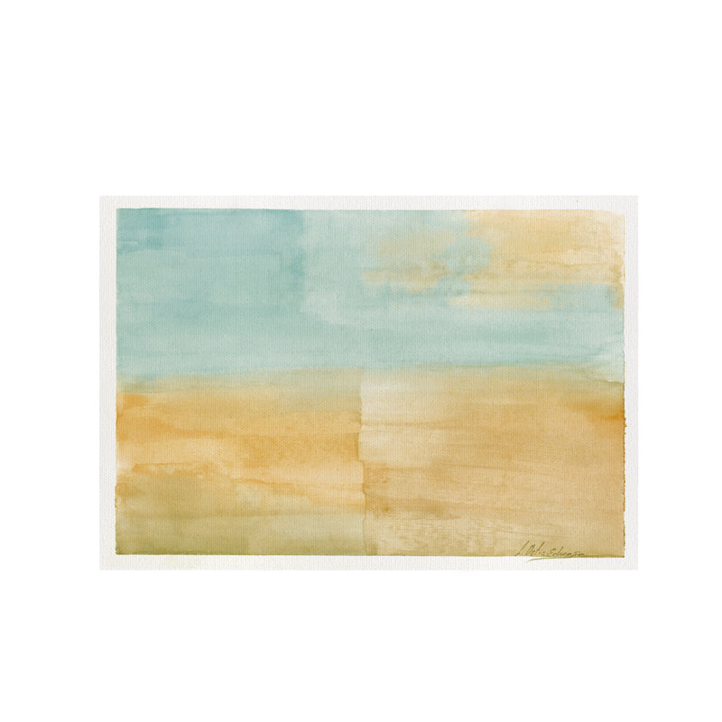 Abstract Abstracto Mallorca by César Ortiz Echagüe - Wrapped Canvas Painting, 80cm H x 120cm W x 3cm D
