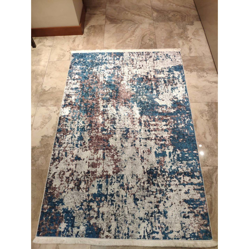 Tapis mathaï avec envers antidérapant, Tapis de couloir 2 pi 7 po x 10 pi 6 po