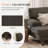 110" U-Shape Sectional Sofa With Armrests, Wood-Seat, Metal Frame & Upholstery, Modern Comfy Design For Living Room Or Family Lounge-797871143