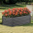 Seiter 6X3x2ft Metal Outdoor Raised Garden Bed with gloves,Black-191018814-192052841