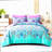 Boho Medallion Comforter Set - 5 Piece Bedding Bag - Soft Microfiber Sheets - All Season Bed Set - Damask Print Comforter