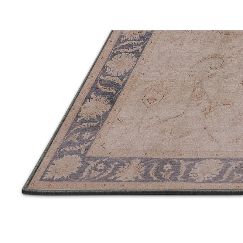 Tapis oriental beige / mauve Ludvig, Rectangle 5 pi x 7 pi