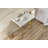 Kingston Brass Dreyden 36-Inch Carrara Marble Console Sink with Stainless Steel Legs (8-Inch, 3-Hole)-79107932