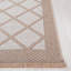 Rectangle Carpen Geometric Machine Woven Jute/Sisal/Cotton Area Rug in Ivory/Natural-791577366