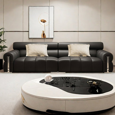Modern in-line piano key sofa