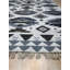 6x9 Ivory Flat Weave Wool Stacked Aztec Motifs Classic Traditional Modern Contemporary Carpet Rug
