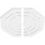 Médaillon de plafond contemporain en PVC Westin-36079430