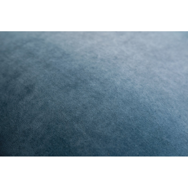 Matte Velvet Pillow Cover & Insert, Storm, Square 22"