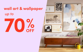 wall art & wallpaper clearance