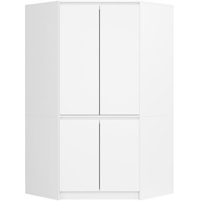 Sonjay 4 Door Manufactured Wood Wardrobe
