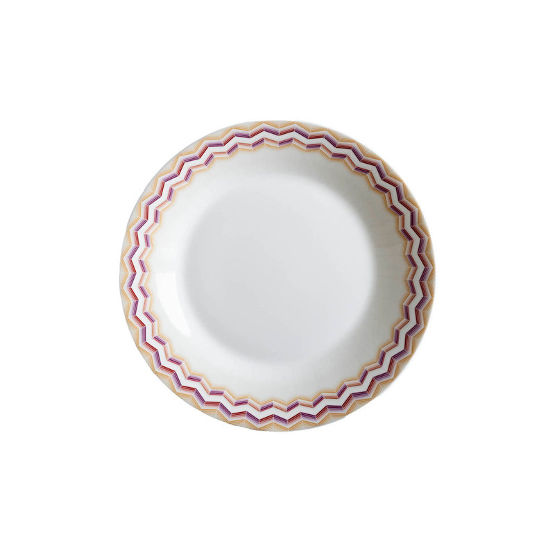 Assiette à soupe Missoni Zig Zag Jarris 156 8,5 po, Jarris 156