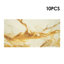 10Pcs Self-Adhesive Marble Pattern Wall Tile Stickers-45245914-45245888