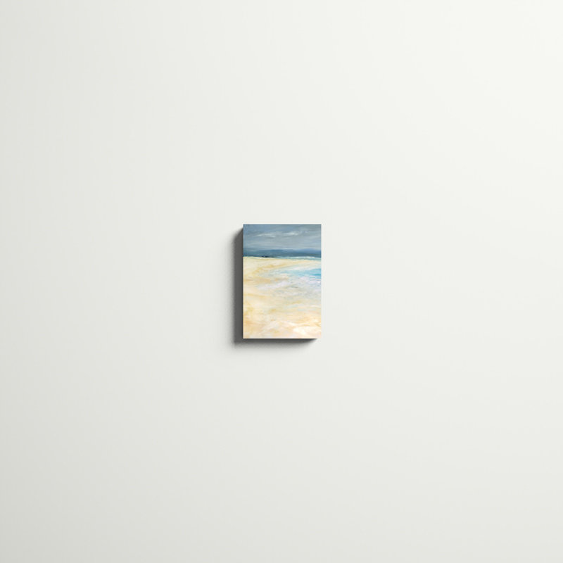 «Storm At Sea I» par Suzanne Wilkins, reproduction d'art sur toile tendue, H 12 po x l 8 po