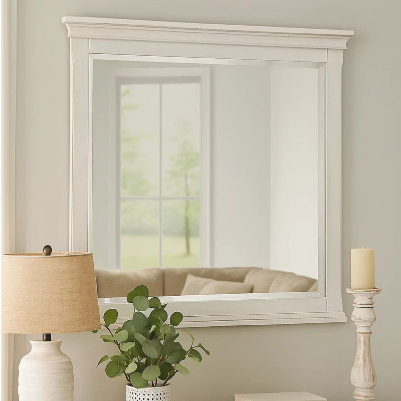 Miroir de commode rectangulaire country Numan