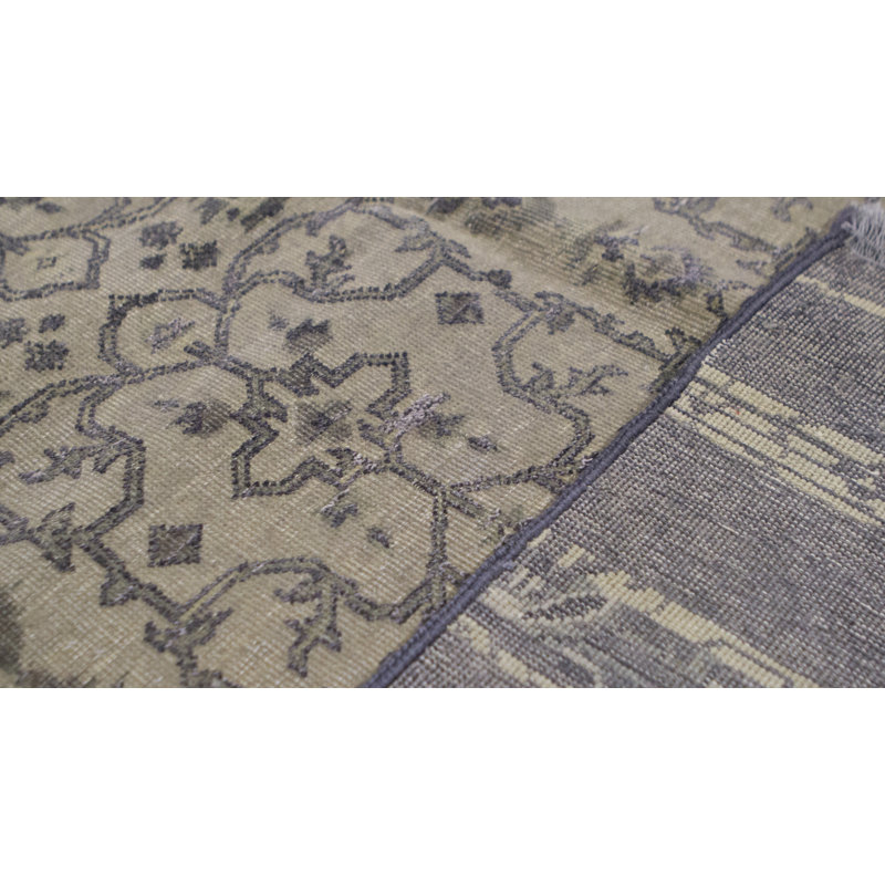 Kendale Oriental Area Rug in Gray/Beige