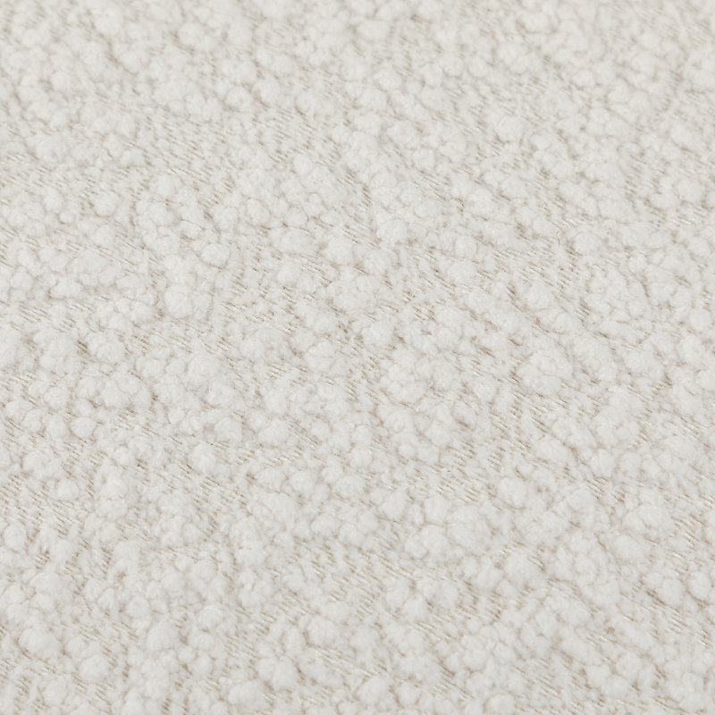 Fauteuil pivotant Bulle, Mélange de polyester crème