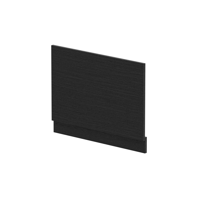 Athena 750mm Bath End Panel, Charcoal Woodgrain