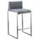 Shumpert 26" Brushed Stainless Steel Stackable Barstool