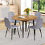 Ensemble de table et de chaises. Table de salle à manger moderne en MDF extensible. Convient pour des rassemblements de tailles différentes.-877177868