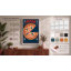 Pizza Under Stars Retro - Wrapped Canvas-406462148-406462159