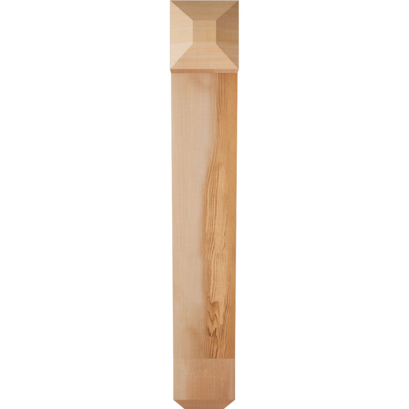 Support pour artisan traditionnel, Cèdre rouge de l'Ouest (lisse), H 26 po x l 4 po x P 14 po