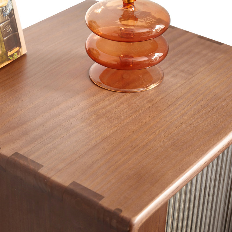 Élégante armoire de rangement pour chaussures d'entrée couleur café, 2 tablettes, tiroirs, porte en verre rétro et café