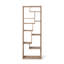 Solid Wood Geometric Bookcase