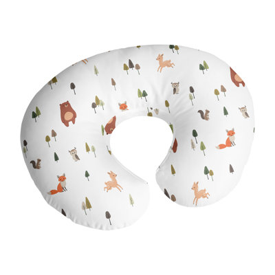 Woodland Animal Pals Nursing Pillow Cover Case by Sweet Jojo Designs
