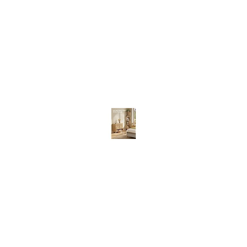 10 Pair Shoe Storage Cabinet, Beige