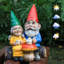 Statue romantique de nain de jardin