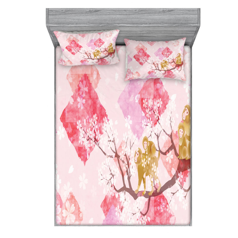 Microfiber Sheet Set, Full Sheet Set with Fitted Sheet