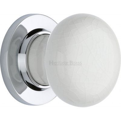Heritage Brass Crackle Porcelain Knob