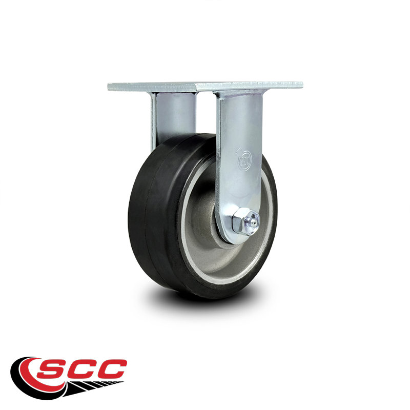 Caoutchouc sur roulettes en aluminium