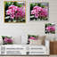 Rose et vert Plumeria Paradise - art mural Plumeria-36766200-264657902