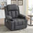 Ultimate Comfort 360° Swivel Recliner – Heated Massage, Rocking And Retractable Armrests-1788949184
