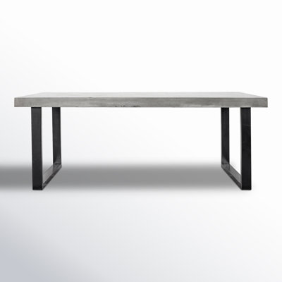 Clement Rectangular Metal Outdoor Dining Table , in. W in. D