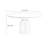 White round stone slab dining table-500656060