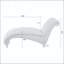 Chaise longue sans accoudoirs touffetée-1381009875