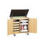 Diversified Spaces Access Portable Mobile Art Storage Cart, White Dry-Erase Markerboard Top, Storage Shelves Dry Erase 36" x 24"