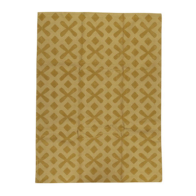 Geometric Area Rug in Yellow
