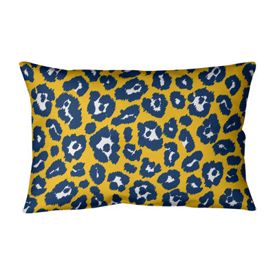 Animal Print Linen Reversible Pillow Cover