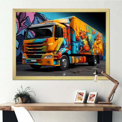" Urban Delivery Truck Graffiti I "