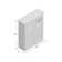 Woodley Removable Two-Door Wall Storage Cabinet with Cross-Moulded Glass Panels and Adjustable Shelf
