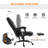 Vinsetto High Back Massage Office Chair With 6 Vibration Points-1691733347